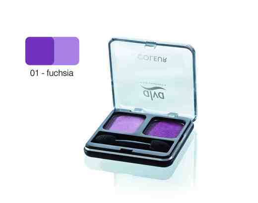 Oční stíny DUO č.1 Fuchsia (normální)